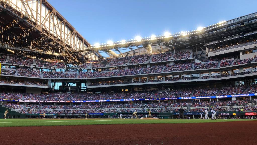 Globe Life Field in Arlington, Texas has a huge number of hospitality options, including dugout seats with a field-level view