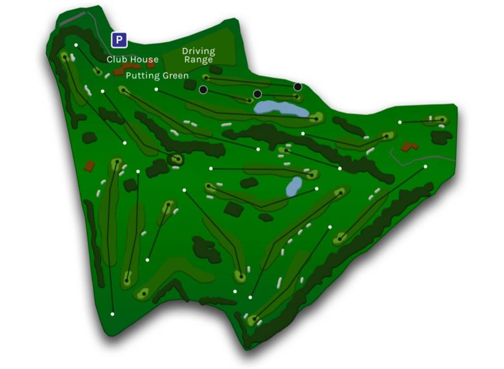 Golf Nazionale Map