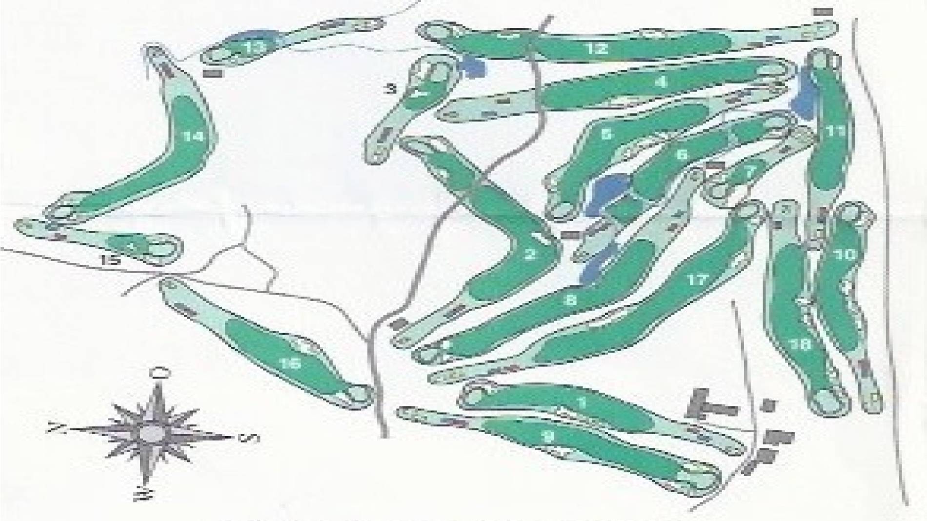 Golfpark Holzhäusern Map