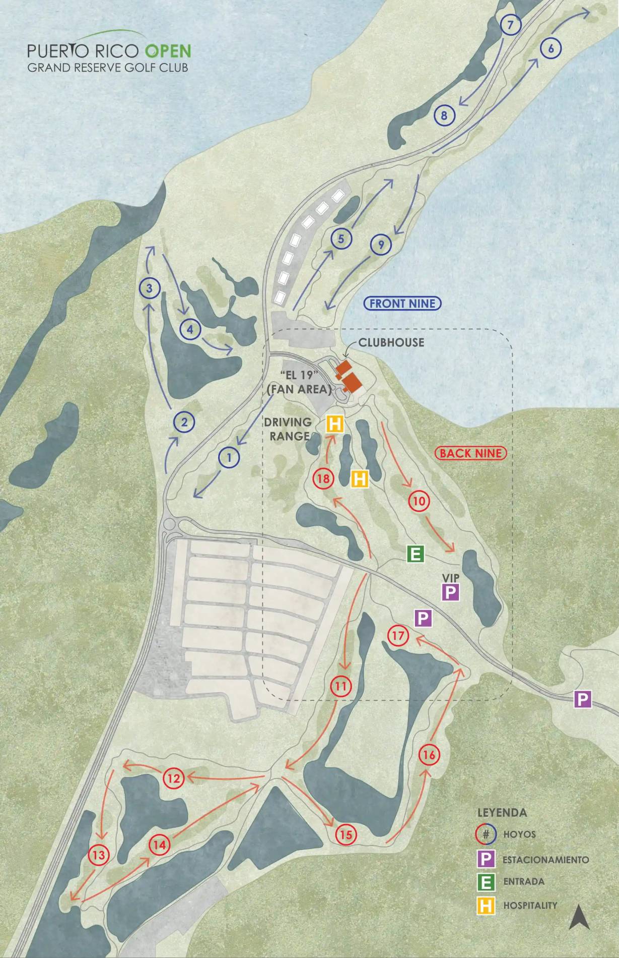 Grand Reserve Golf Club Map