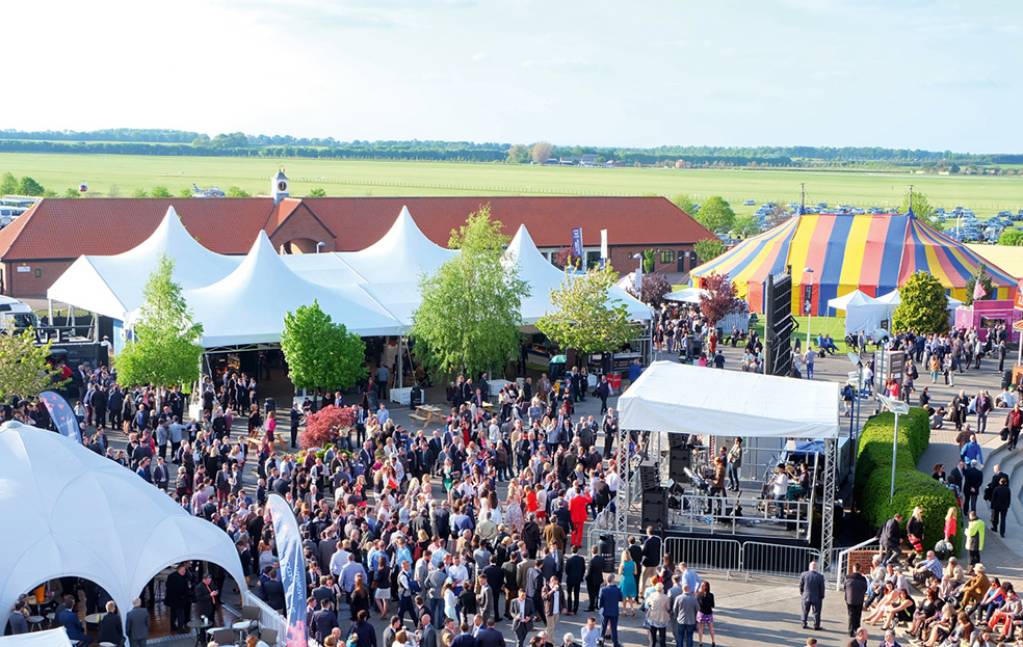 Grandstand & Paddock Enclosure QIPCO Guineas Festival May 2025* Newmarket Racecourse