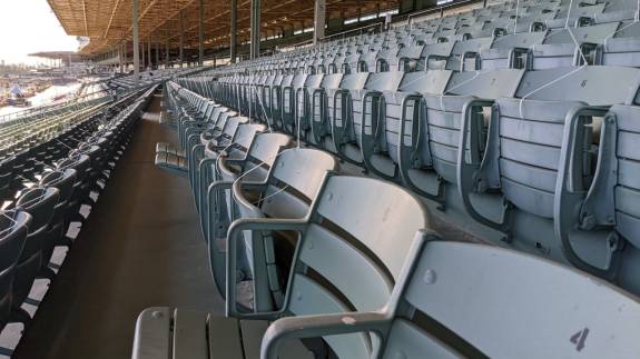 Grandstand seating