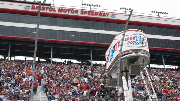 Grandstand seating at Bristol Motor Speedway