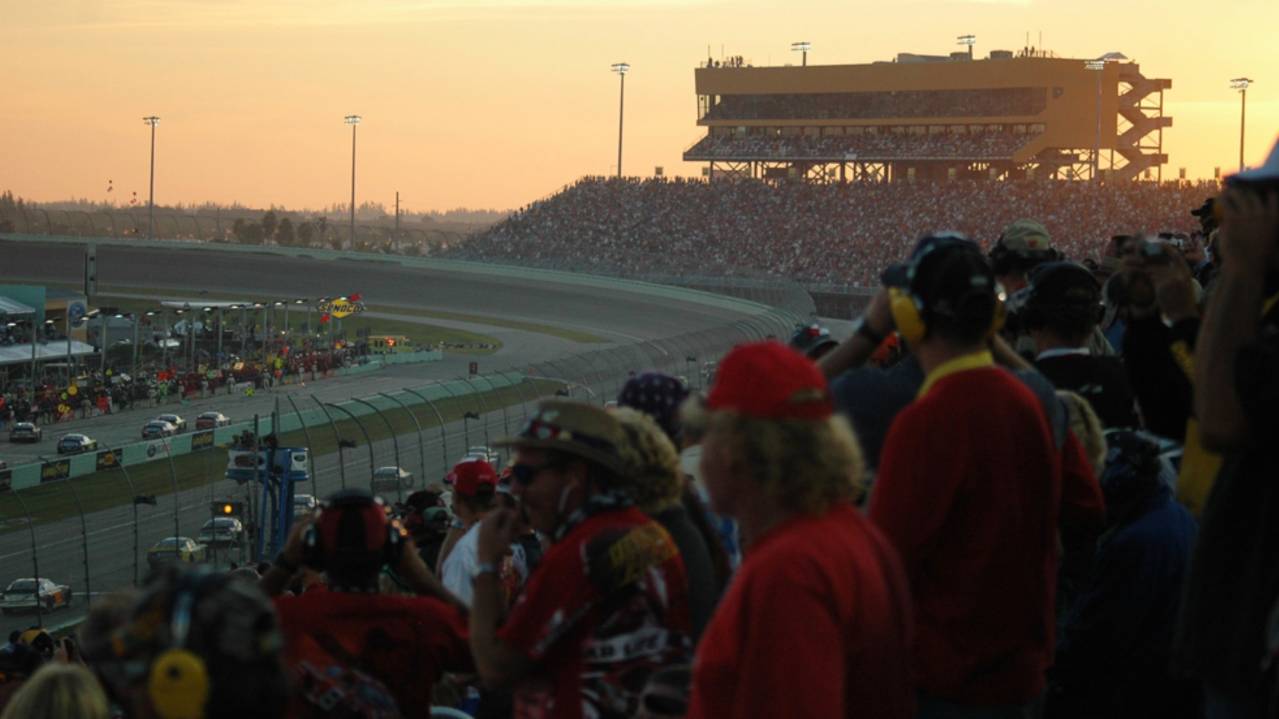 Grandstands at Homestead-Miami Speedway