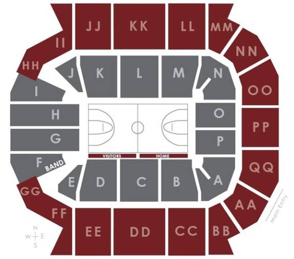 Great Southern Bank Arena Map