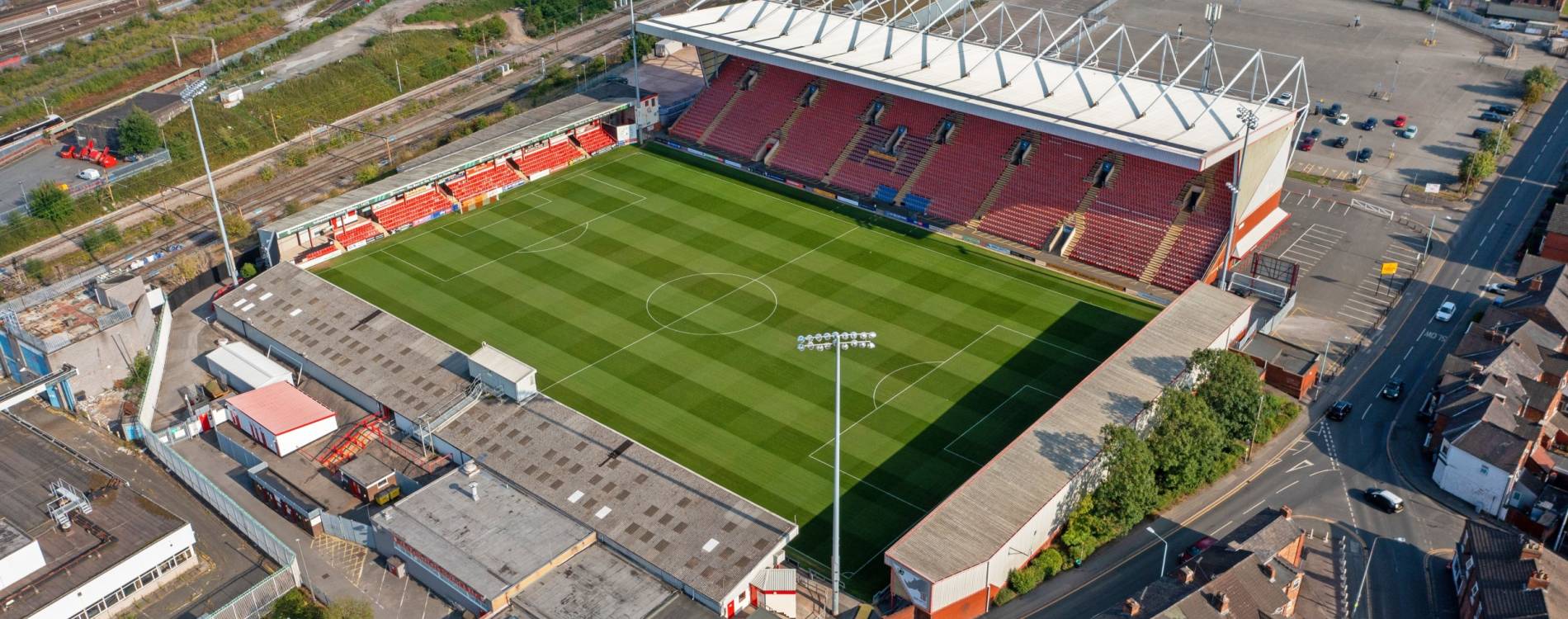 Mornflake Stadium (Gresty Road) Events & Tickets 2025-26 - Crewe | Koobit