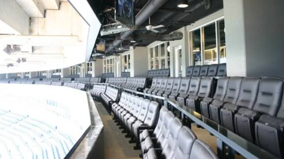 Gridiron Club outdoor seating