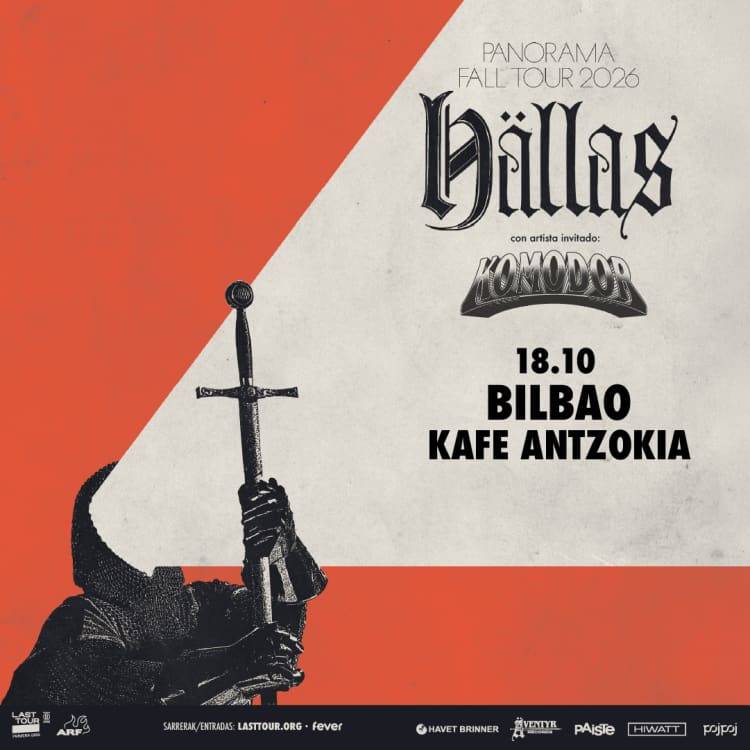 Hällas en Kafe Antzokia, Bilbao 2026