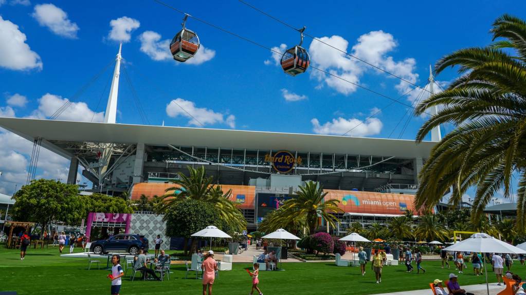Hard Rock Stadium during the Miami Open