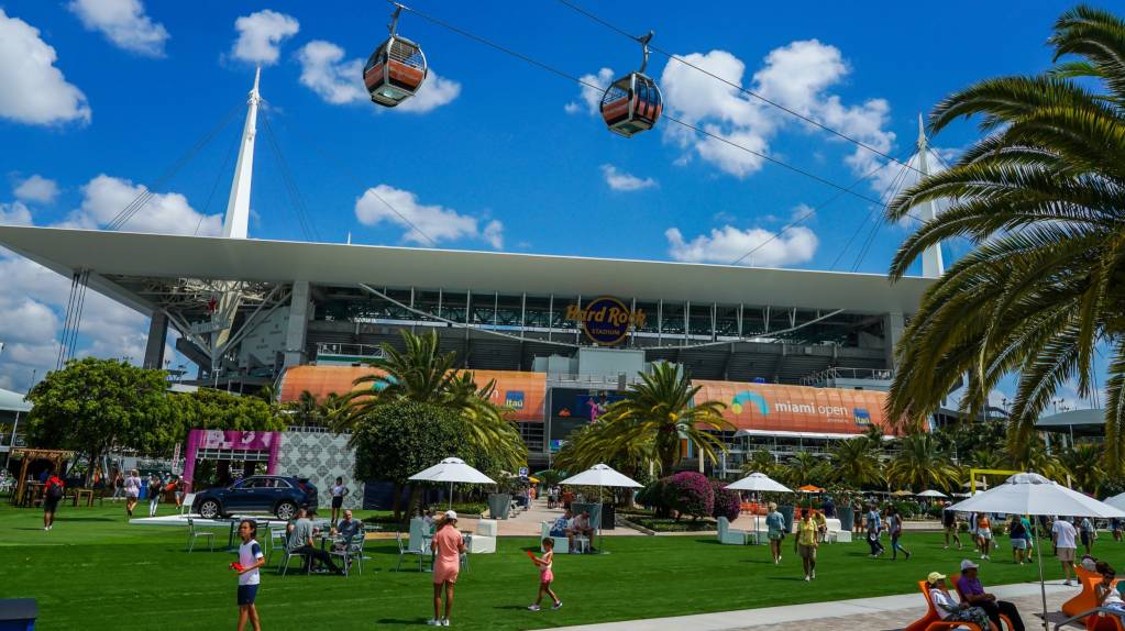 Hard Rock Stadium, the host venue of the Miami Open