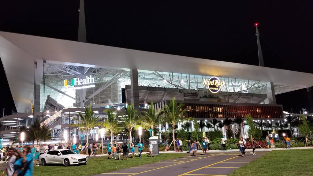 Hard Rock Stadium will host a Christmas game this year