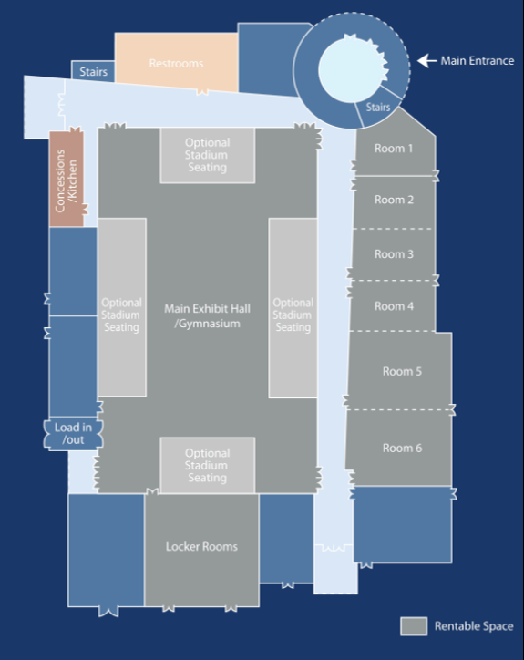 Havert L. Fenn Center Map