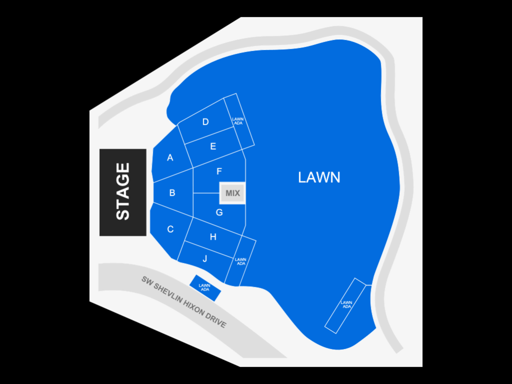 Hayden Homes Amphitheater Map