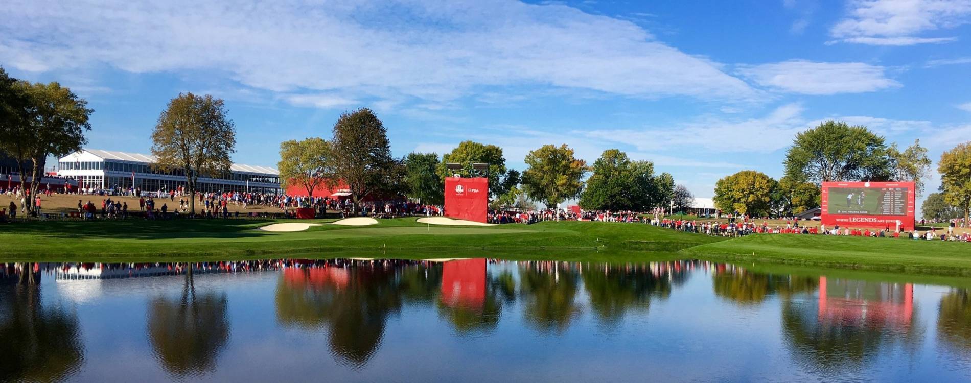 Hazeltine National Golf Club during the Ryder Cup