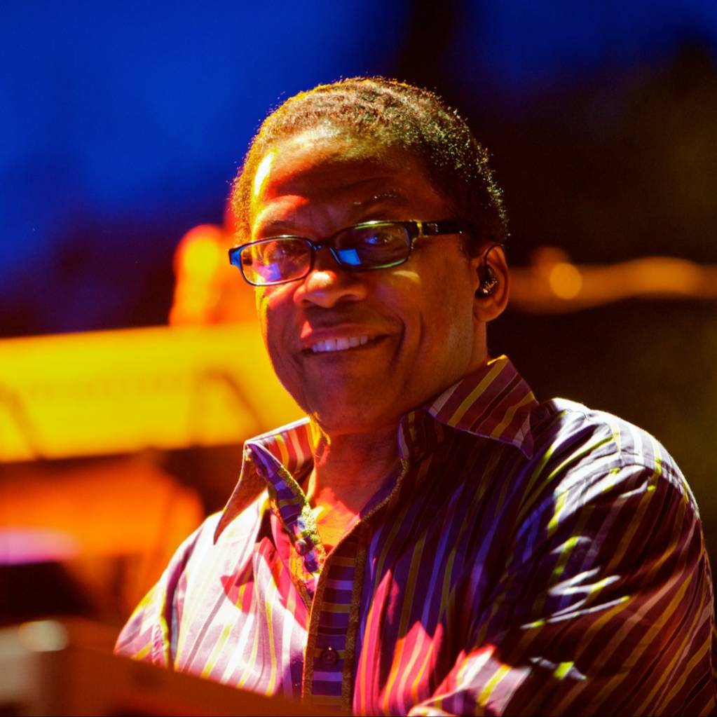 Herbie Hancock in concert at the Nice Jazz Festival