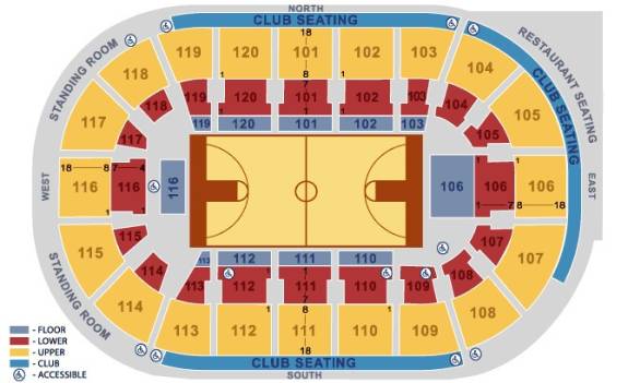 Hertz Arena Map