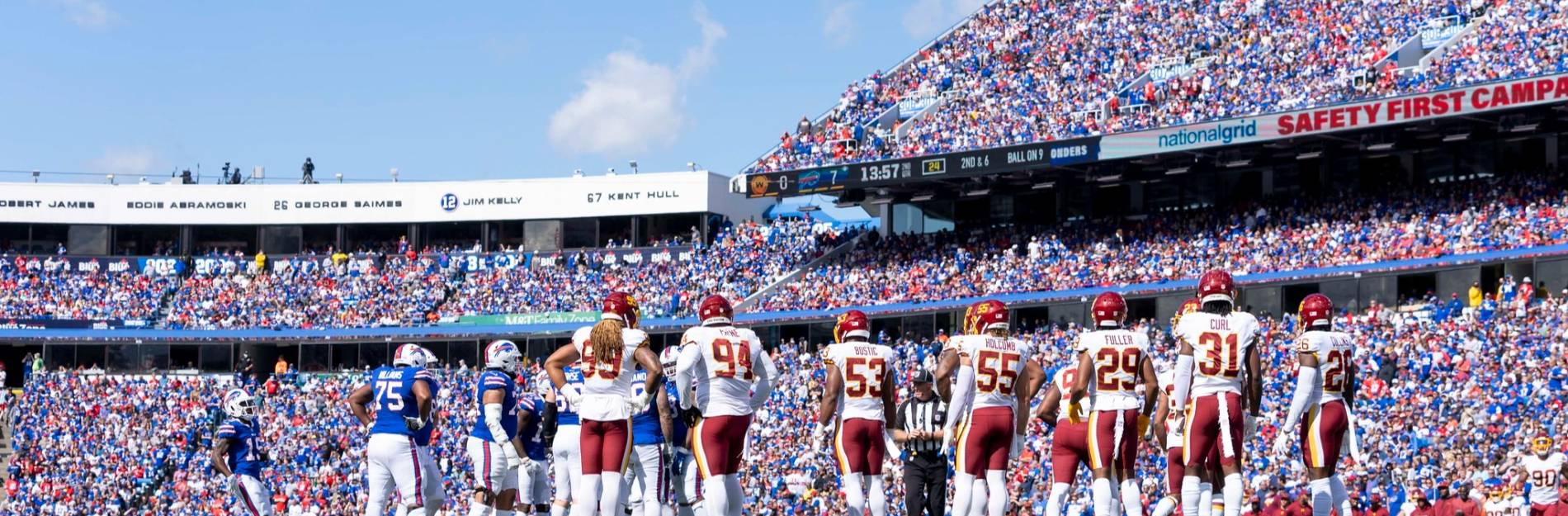 Highmark Stadium is located in Orchard Park, New York