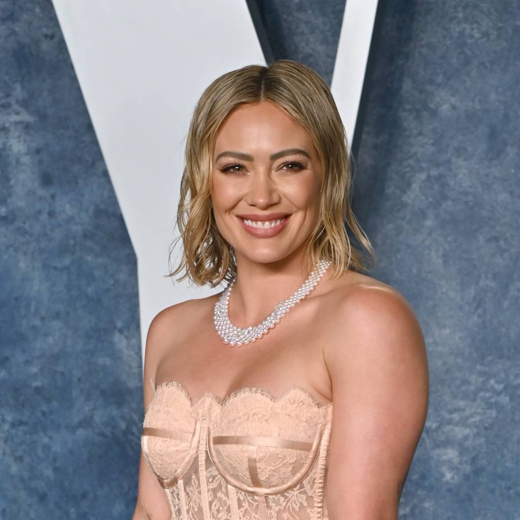 Hilary Duff at theVanity Fair Oscar Party