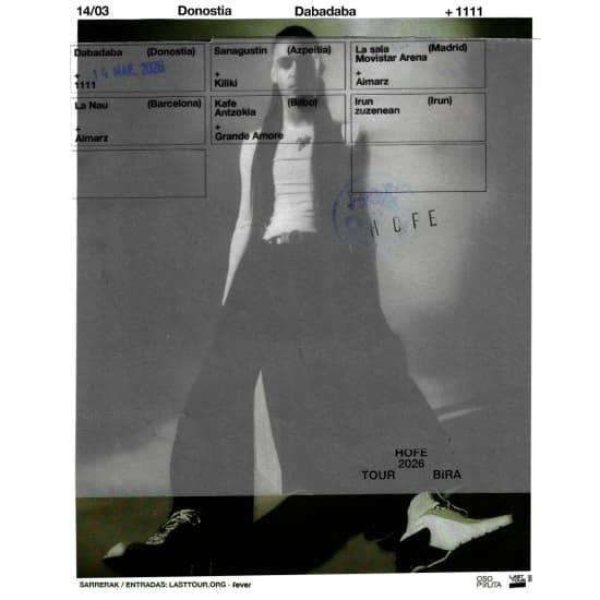 Hofe + 1111 en Dabadaba, Donostia 2026
