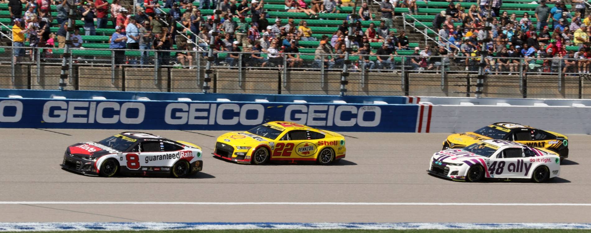 Hollywood Casino 400 is hosted at Kansas Speedway
