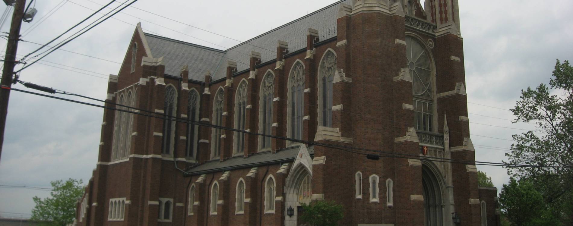 Holy Trinity Lutheran Church in Akron, Ohio, United States