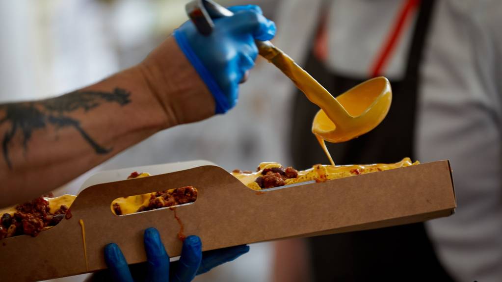 Hot dogs and nachos are some of the most popular food items at MLB ballparks