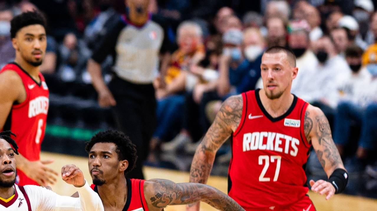 Houston Rockets playing the Cleveland Cavaliers