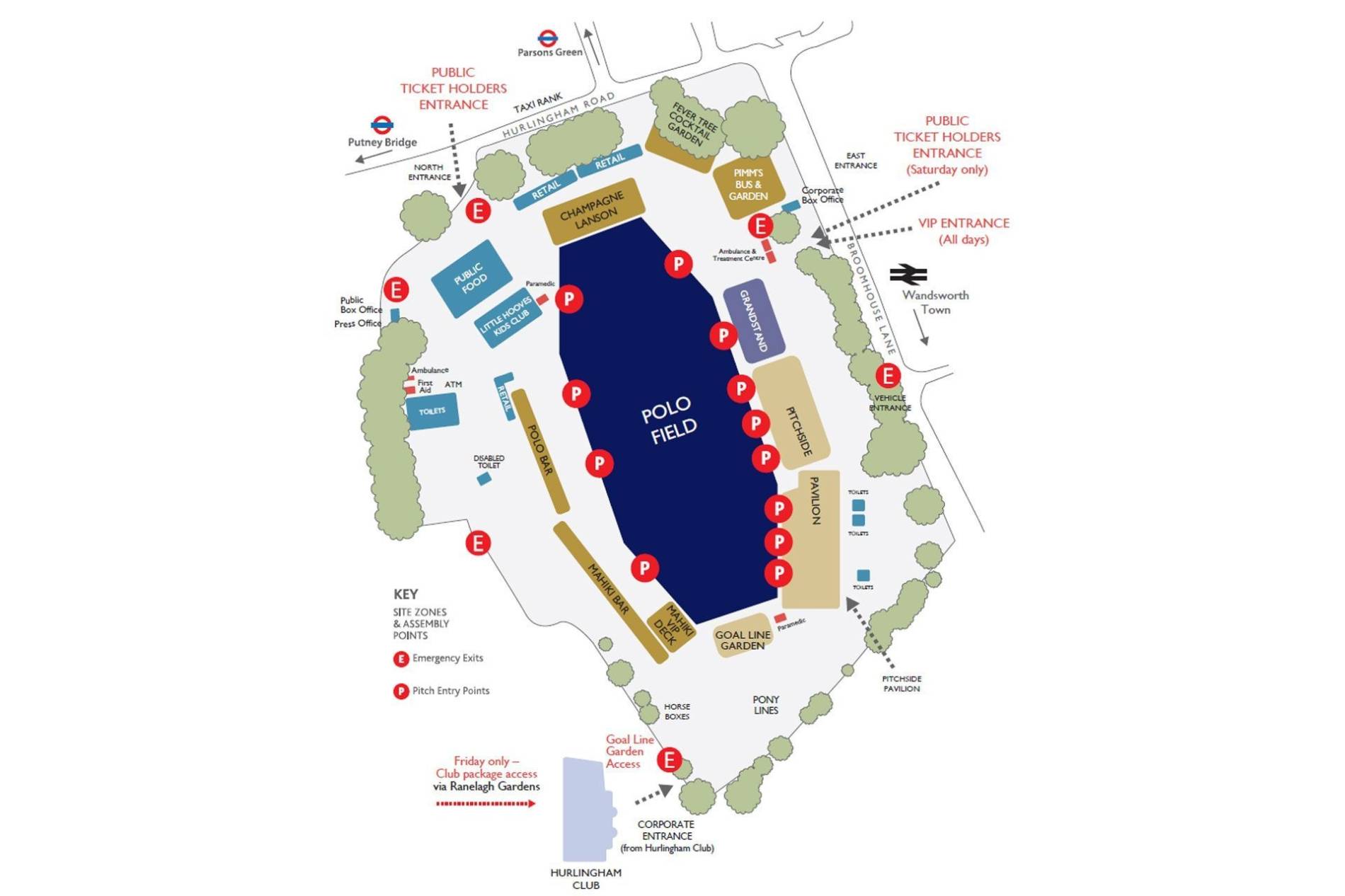 Hurlingham Park Map