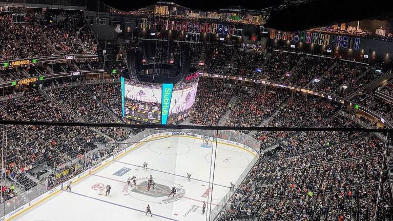 Hyde Lounge views at T-Mobile Arena