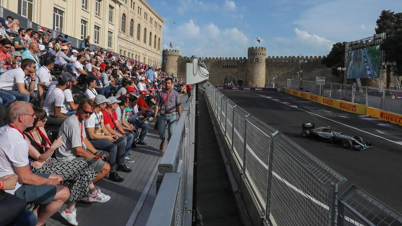 Icheri Sheher Grandstand F1 Azerbaijan Grand Prix 1315 Sep 2024