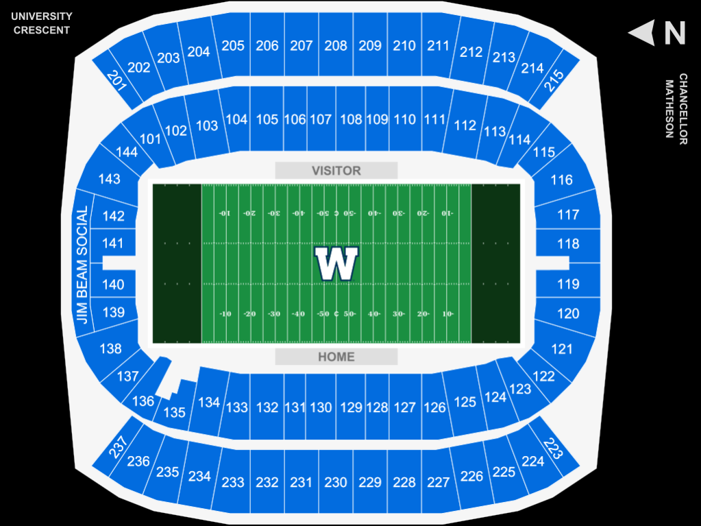 Winnipeg Blue Bombers vs BC Lions Tickets 21 Jun 2024 IG Field Koobit