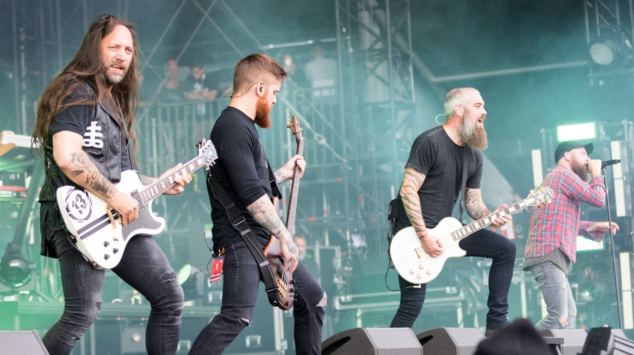 In Flames during Rock am Ring at Nürburgring