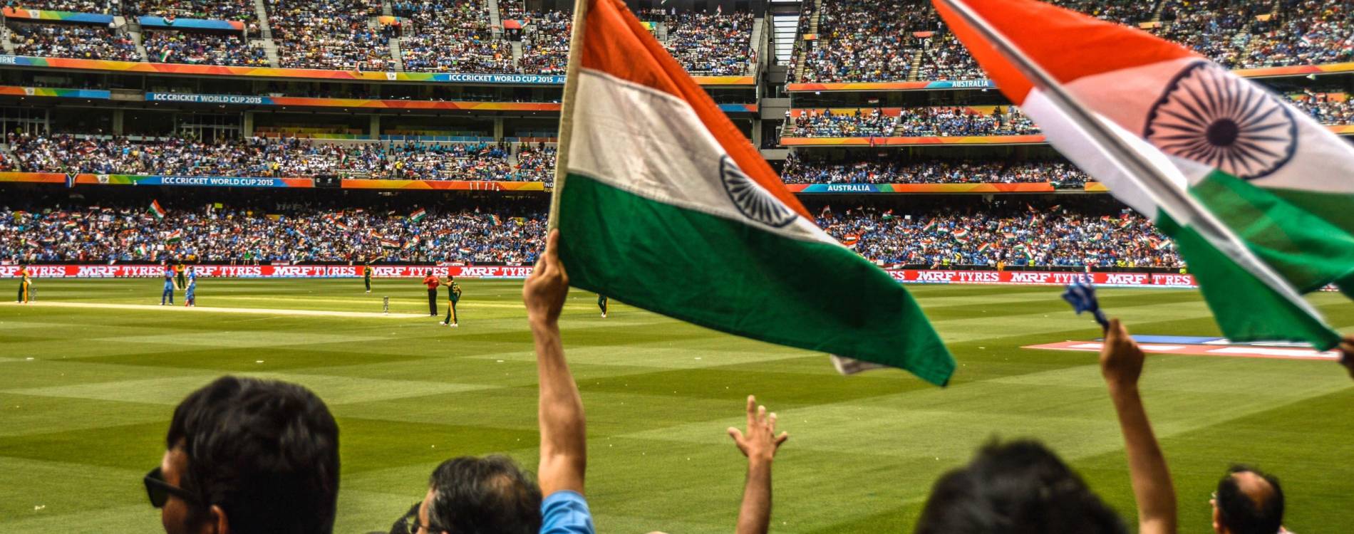 India fans at the MCG in Melbourne