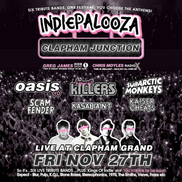 Indiepalooza Festival:  Kopycat Killers v Scam Fender v Subarctic Monkeys v Oasis96