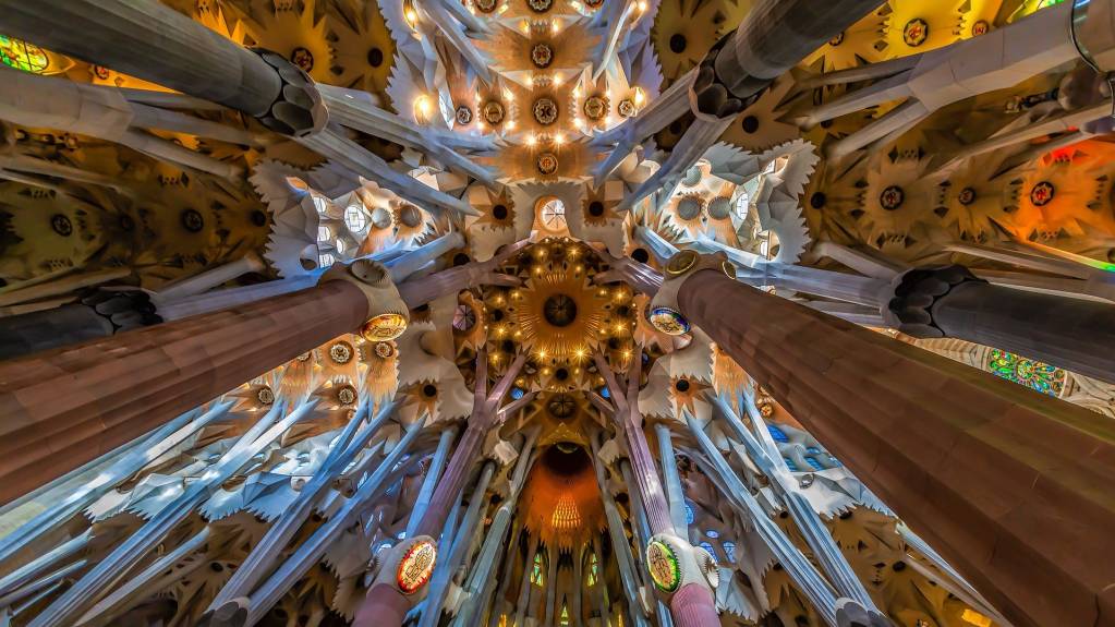 Inside the Sagrada Familia