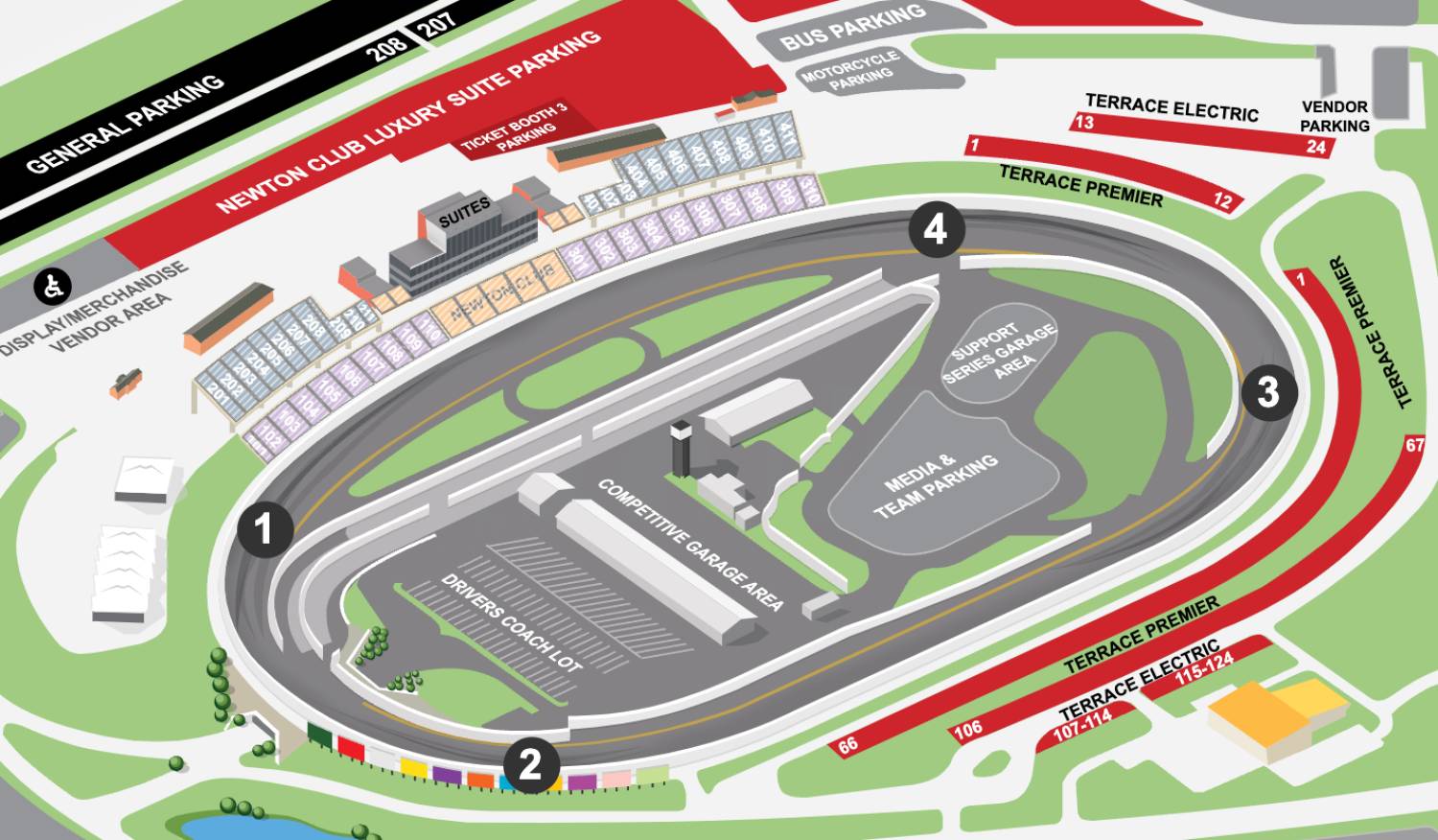 Iowa Speedway Map