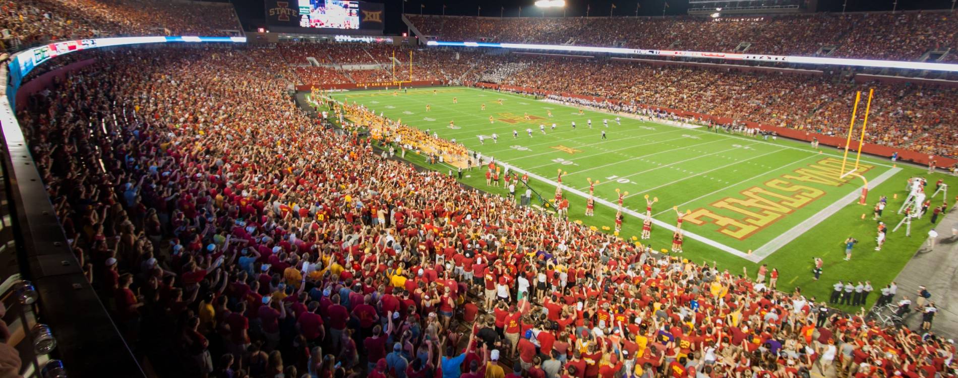 Jack Trice Stadium is home to the Iowa State Cyclones football team