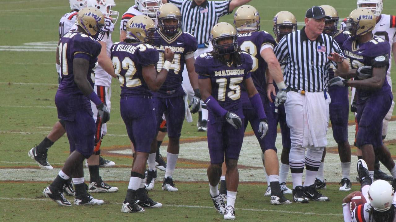 James Madison Dukes represent James Madison University