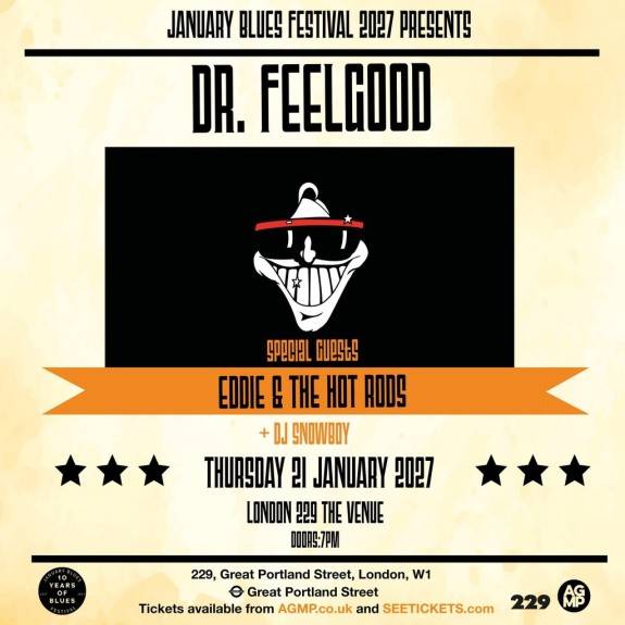 January Blues: DR. FEELGOOD + EDDIE & THE HOT RODS