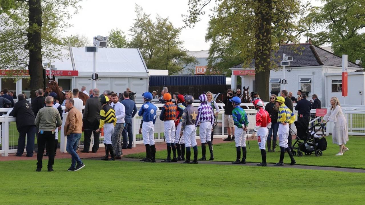 Jockeys at Hamilton Park