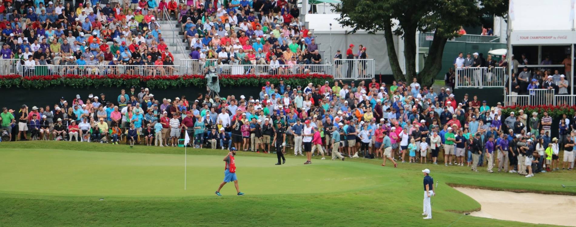 Jordan Spieth and Henrik Stenson at the Tour Championship