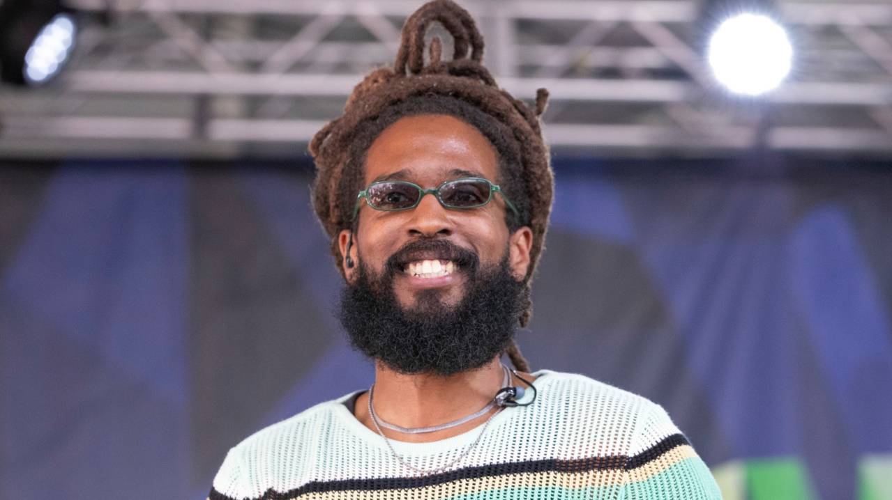 Josh Lane of Thee Sacred Souls at the Newport Jazz Festival