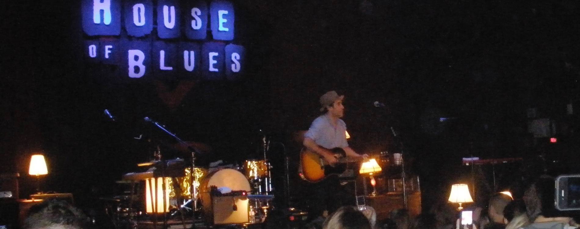 Joshua Radin at the House of Blues. San Diego
