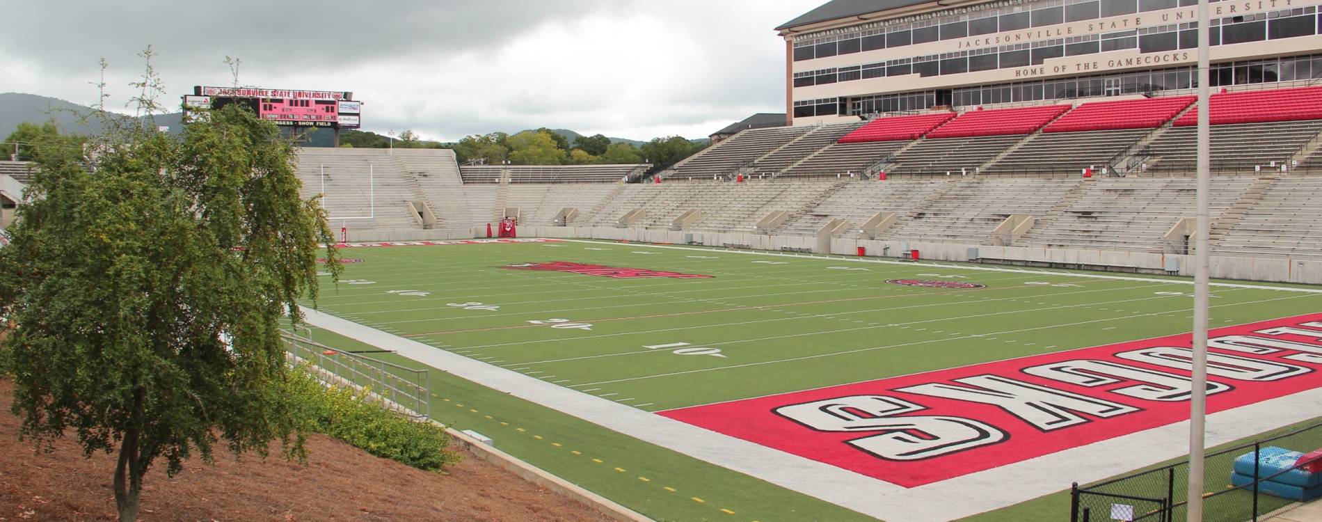 JSU Stadium is located in Jacksonville, Alabama