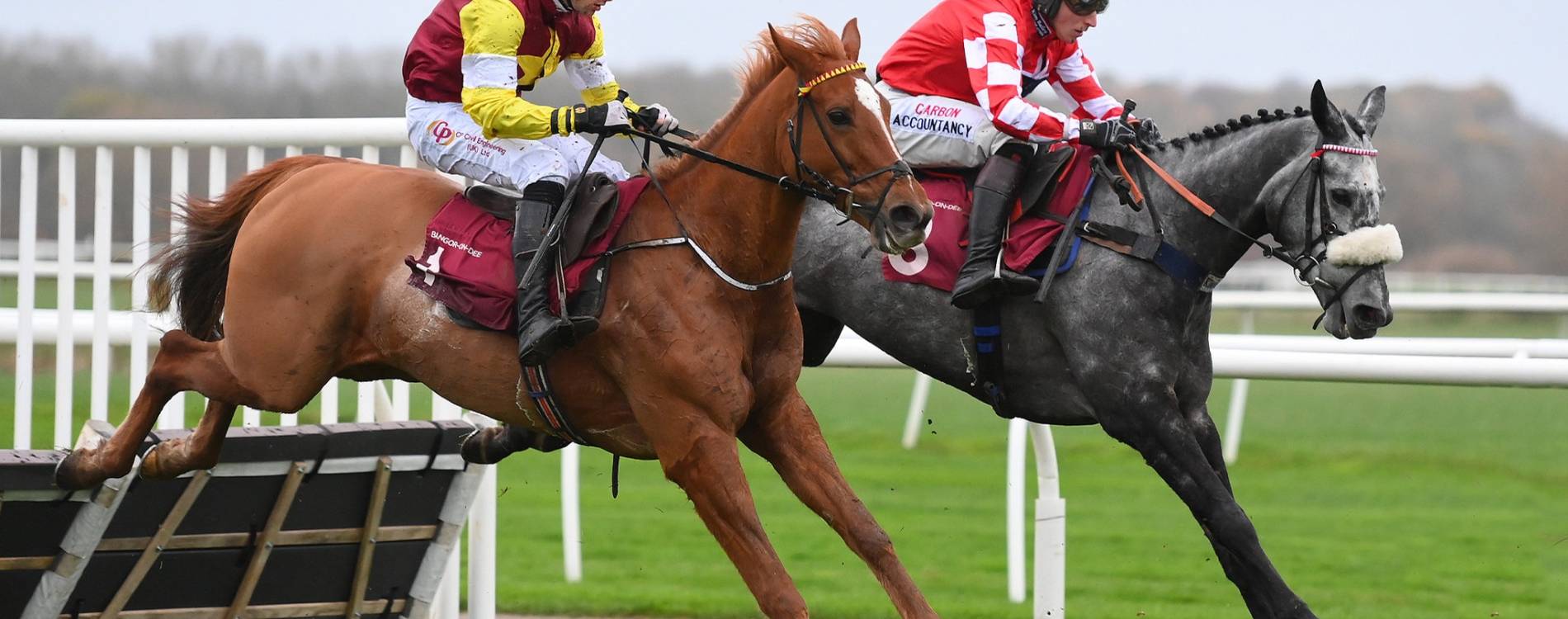 Jumping at Bangor-on-Dee