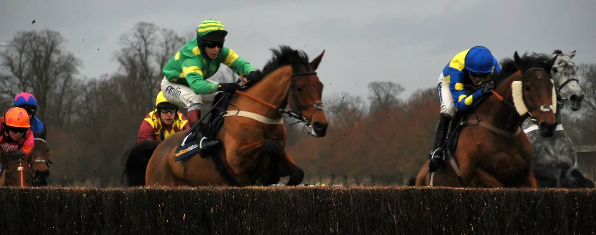 Jumping at Sandown Park