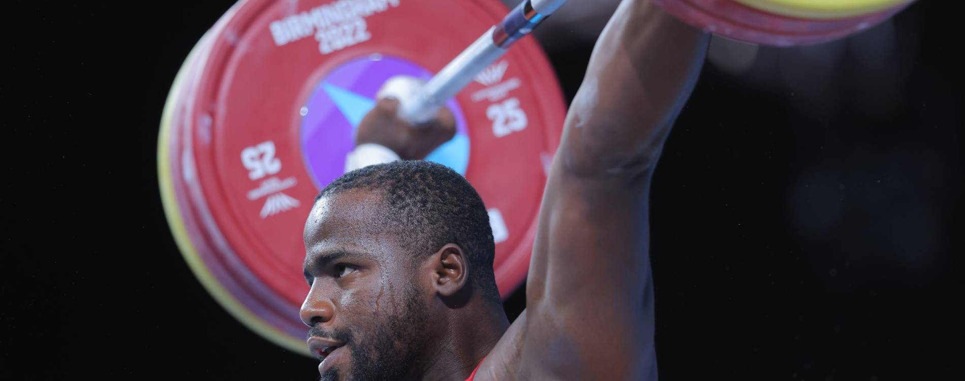 Junior Periclex Ngadja Nyabeyeu won gold for Cameroon in the 109 kg event in 2022