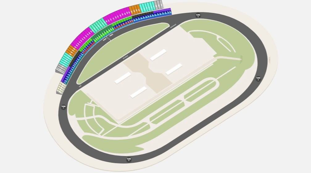 Kansas Speedway Map