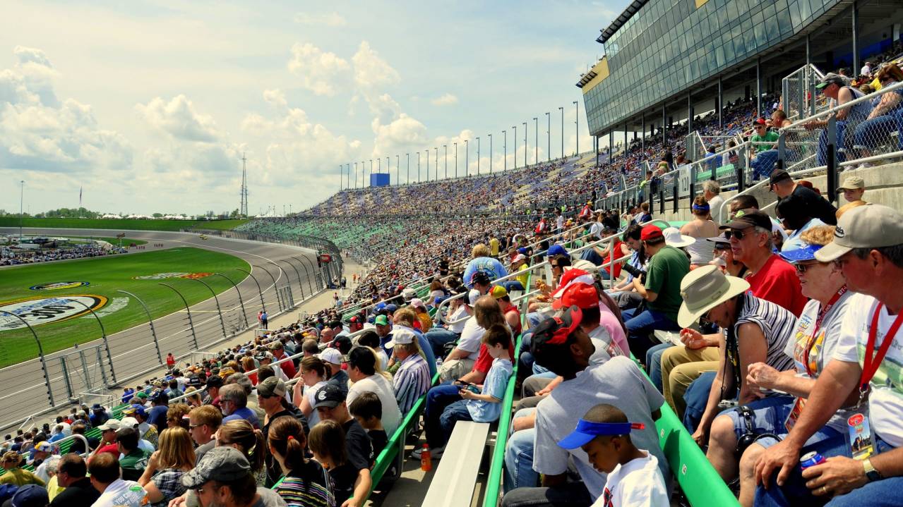Kansas Speedway grandstands