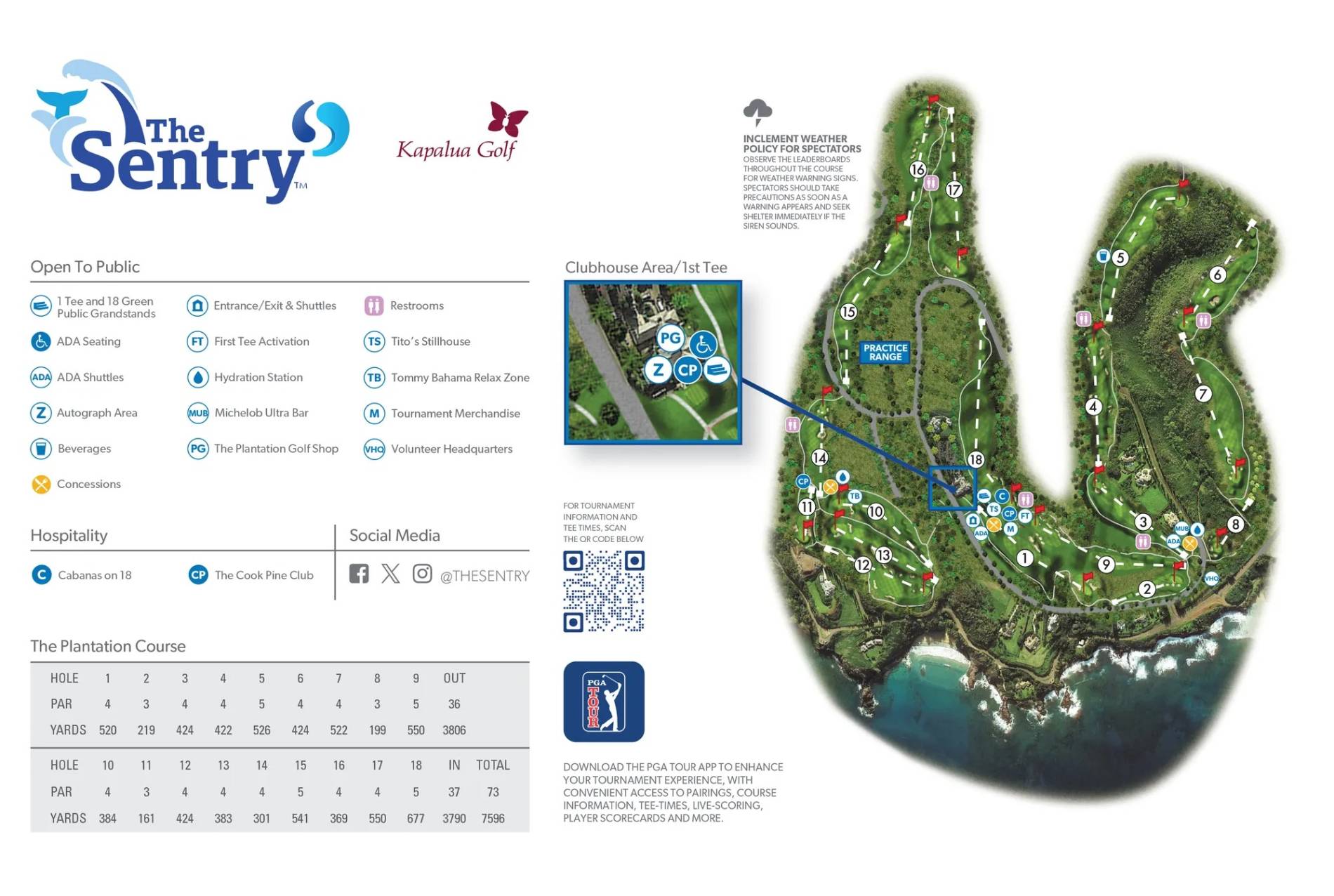 TICKETS The Sentry Tournament of Champions 15 Jan 2025 Kapalua